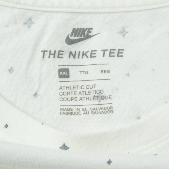 Nike THE NIKE TEE t Stars All Over Athletic Cut T Shirt, XXL - Picture 4 of 10